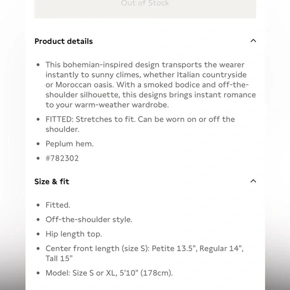 Banana Republic White Smocked Ruffle Peplum Top - Picture 7 of 7